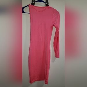 Ladies Pink Side Eye Dress
